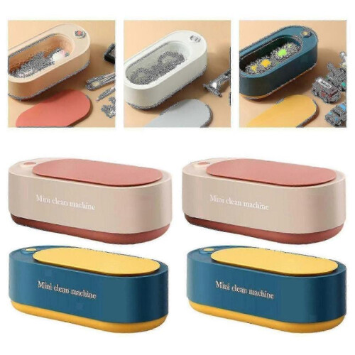 (pink) Ultrasonic Cleaner High Frequency High Efficiency Glasses 1