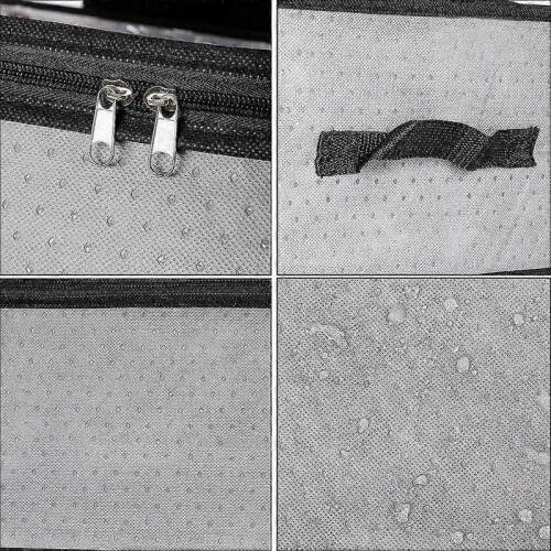 Under Bed Storage Bag 3-Pack, Large Non-Woven Foldable Under Bed Storage 2