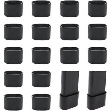 16 Pieces Chair Leg Caps - Oval Floor Protectors