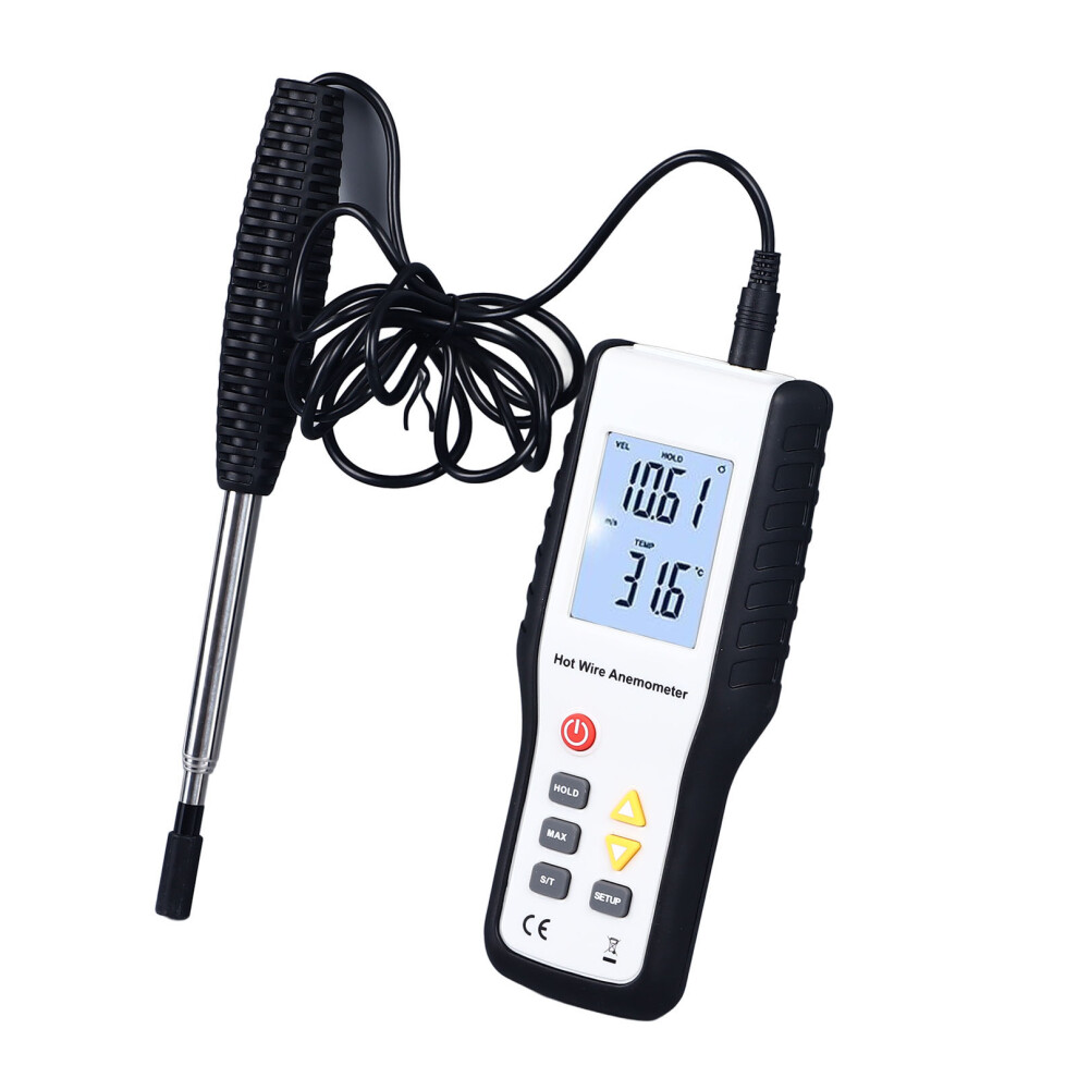 Thermal Anemometer Lcd Display High Sensitivity Multifunctional Handheld Wind Speed Meter Temperature Meter 5071314302031