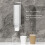 Becher-Spender 94x94x281mm Transparent Silber 6