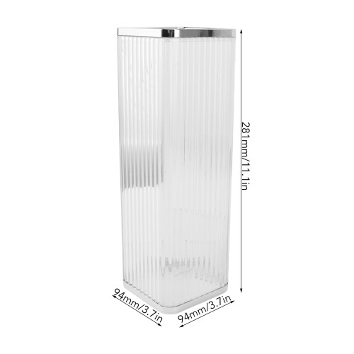 Becher-Spender 94x94x281mm Transparent Silber 1