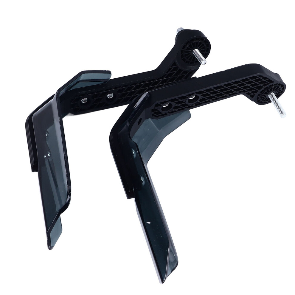 2Pcs Motorcycle Handguard Windproof Collision Protection Universal Fit Handlebar Hand Protector Black 8231314305570