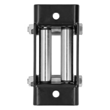 Winch Roller Fairlead Cable Guide 4 Way High Strength Roller Steel Fairlead 4500LB