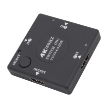 HD-Multimedia-Schnittstelle 2.0 Switch 4K60Hz, 3in1Out