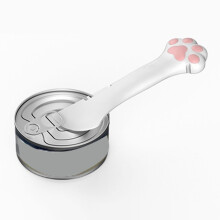 2Pcs Cat Food Spoon Safe Durable Silicone Curved Head Effort Saving Portable Cat Food Can Opener for Home Travel Ragdoll and Blue Gray Cat