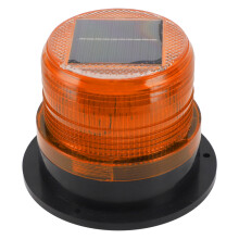 Solare Leuchtfeuer 8 LED von Dämmerung bis Morgengrauen, 1200mAh Akku, Gelb