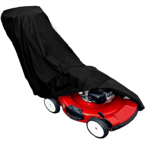 Lawn Mower Cover,Waterproof Heavy Duty Push Mower Covers,Dust UV Protection,Secure Draw String