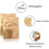 100 Pieces Aluminum Foil Package Bag Zip Top Mount Stdicht Flat Sachets Powder 5