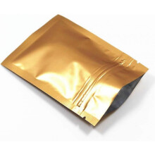 100 Pieces Aluminum Foil Package Bag Zip Top Mount Stdicht Flat Sachets Powder