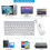 Wireless Keyboard and Mouse for Heilwiy Apple Imac Windows Or android (2.4G Wireless) 3