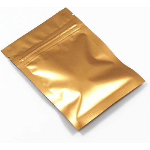 100 Pieces Aluminum Foil Package Bag Zip Top Mount Stdicht Flat Sachets Powder 1
