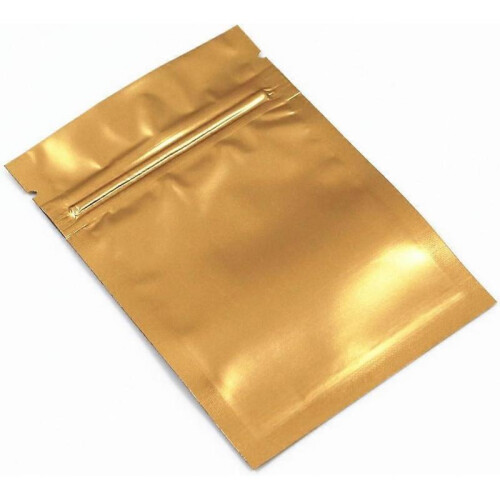 100 Pieces Aluminum Foil Package Bag Zip Top Mount Stdicht Flat Sachets Powder 2