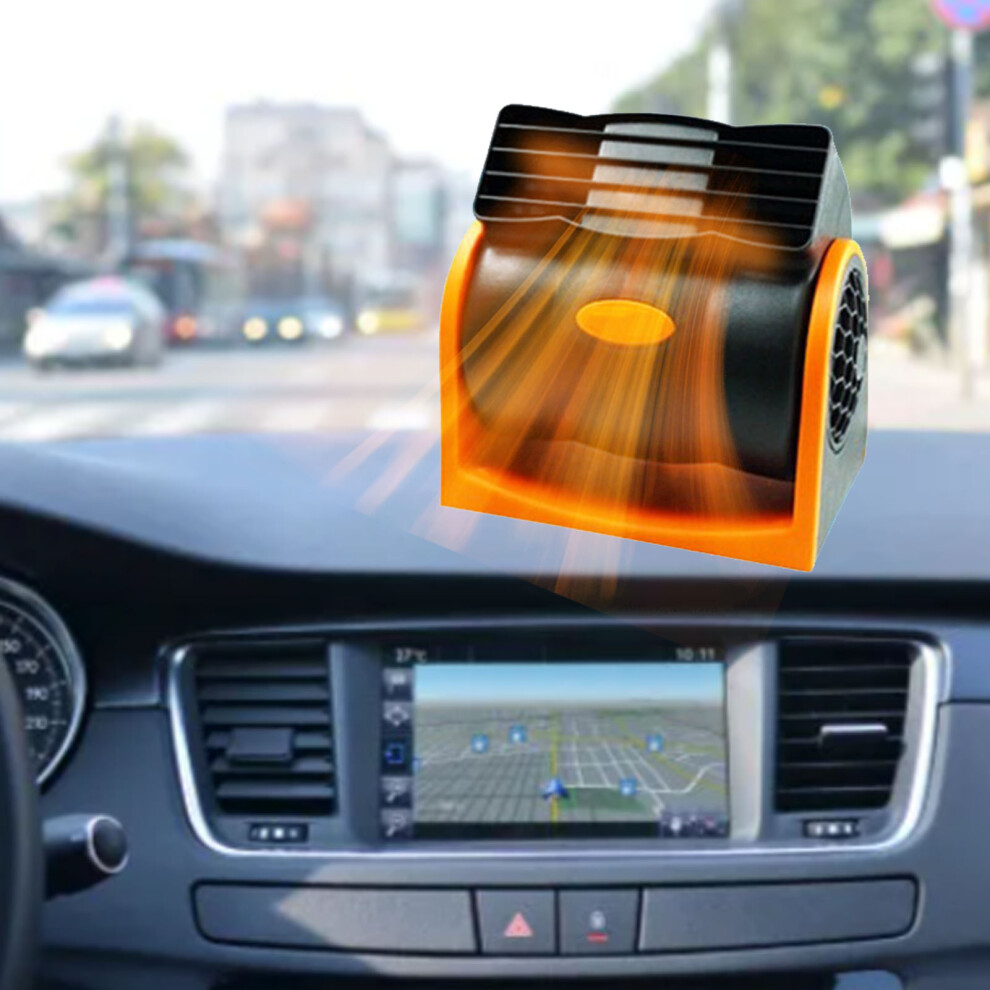 Truck Cooling Fan Strong Wind Electric Car Air Cooler Fan Silent Operation With Cigarette Lighter Plug For Trucks Commercial Vehicles 24V 9331314309987