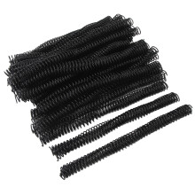 100 Stück 16 mm schwarze Spiralbindungskabel für A4, 140 Blätter