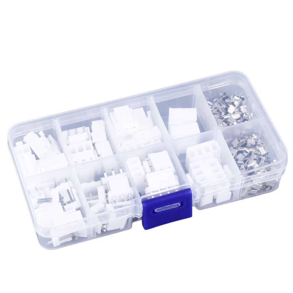 120Pcs Vh3.96 Connector Kit 2Pâ4P 3.96Mm Housing Plug Straight Pin Socket Screw Terminal Block Connector Kit 5051314314067