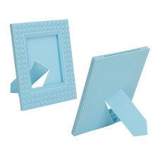 Mini Photo Frames 4.3x3.3in Picture Frames for Desktop Tabletop Mini Instant Photo Frames for Instax Mini 12 11 9 8 7 EVO for Polaroid Blue
