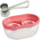 Egg Separator Set: 1 Pc Double Cutter Heads Egg Cracker Topper + 1 Pc Egg 1