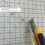 Patchwork Lineal 12 x 12 Zoll transparentes schwarzes Raster 4