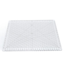 Patchwork Lineal 12 x 12 Zoll transparentes schwarzes Raster