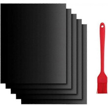 Grill Mat for Gas Grill 50X40 Set Of 6, Bbq Grill Mat, Grill Mat for Bbq, Grill