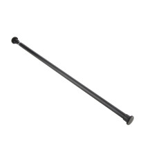 Schwarzer Edelstahl-Teleskopstab 2,5 cm 50-80 cm
