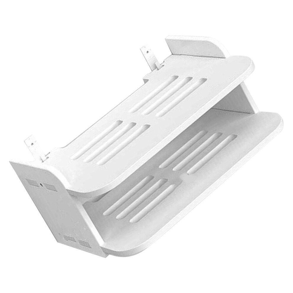 Router Shelf Wall Mount Punch Free Wifi Storage Set Top Box Stand For Living Room Bedroom 4331314316355