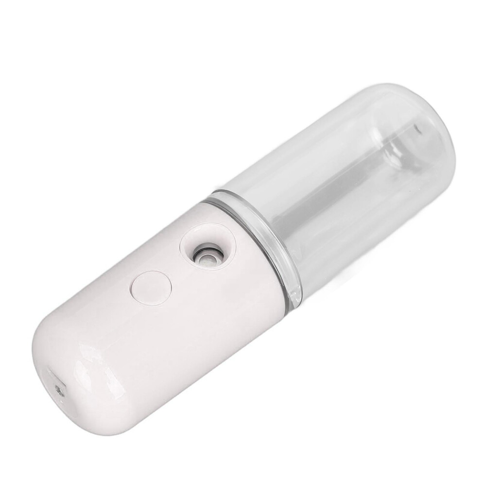 White Face Nano Mist Sprayer Portable Usb Charging Moisturizing Mister Hydrator For Home