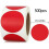 500 x 25mm Round Self Adhesive Labels, Writable Surface, 6 Colors for Choice 2