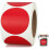 500 x 25mm Round Self Adhesive Labels, Writable Surface, 6 Colors for Choice 1