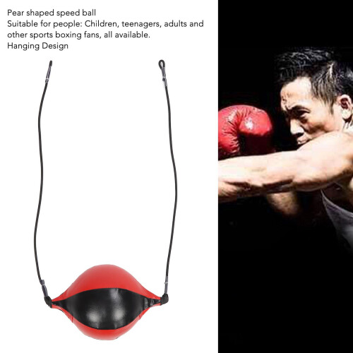 Pear hängender PU-Leder-Speed-Bag 2