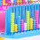 Arithmetic Computing Frame 12 Rows 5 Colors Plastic Mental Calculating Abacus Counting Frame for Home School Education 5