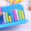 Arithmetic Computing Frame 12 Rows 5 Colors Plastic Mental Calculating Abacus Counting Frame for Home School Education 9