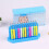 Arithmetic Computing Frame 12 Rows 5 Colors Plastic Mental Calculating Abacus Counting Frame for Home School Education 3