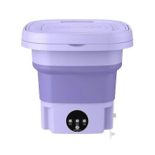 Portable Washing Machine,Folding Mini Washing Machine Sterilization Drying Washing Machine for Clot