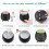 Portable mini essential oil diffuser 90ml humidifier (White) 1 pcs 4