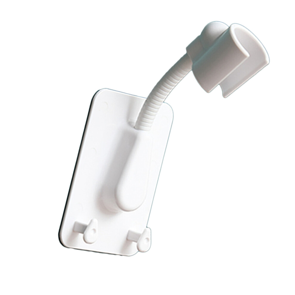 Shower Head Holder Punch Free Waterproof Strong Load Bearing Adhesive Adjustable Angle Handheld Showerhead Holder For Bathroom 3121314323221