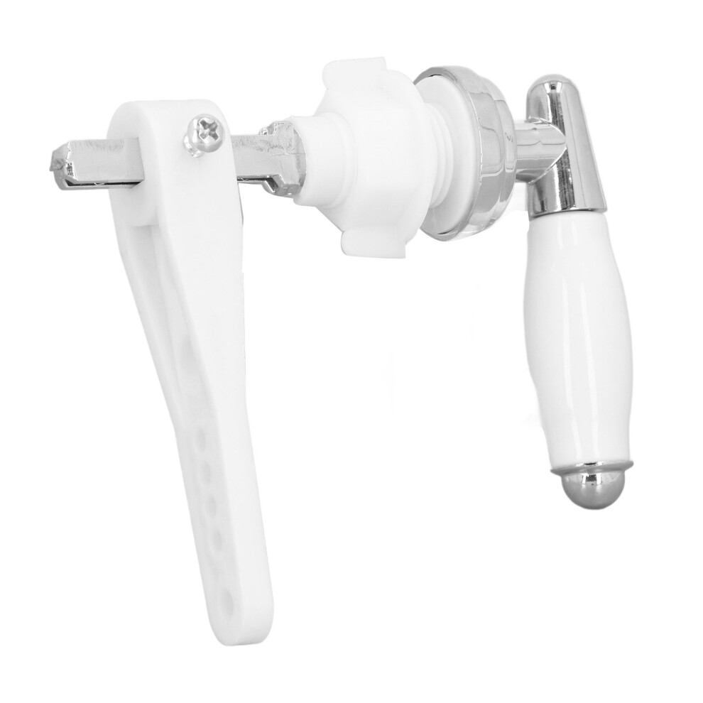 Toilet Tank Flush Lever Handle Side Mounted Bathroom Toilet Cistern Flush Handle Replacement 3731314323468