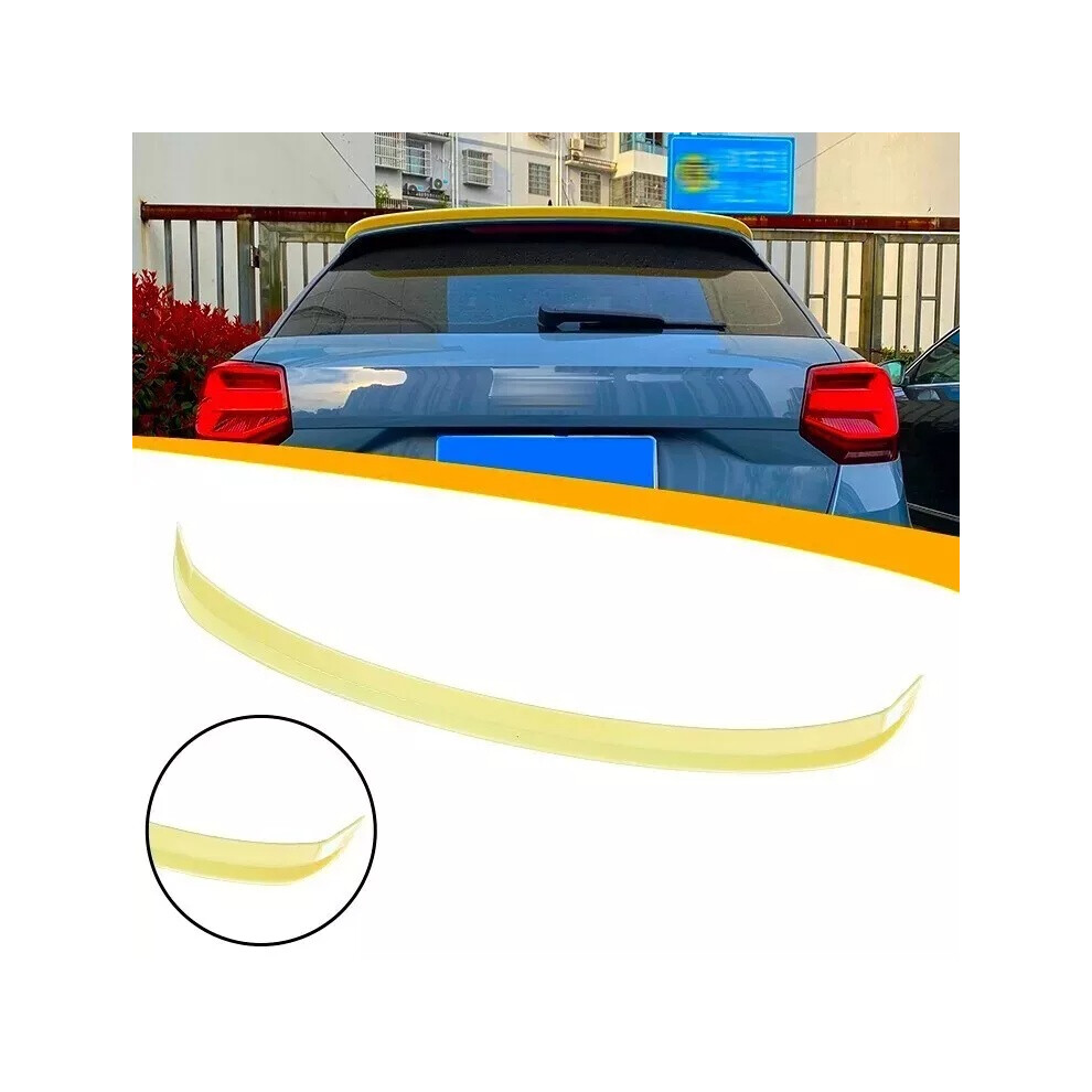 For Audi Q2 Sq2 Spoiler Lip Gloss Rear Roof Wing Suv 4X4 2016+ Black 5061072665455