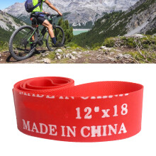 12 Zoll rotes PVC-Felgenband 18 mm 0,5 mm 20 g MTB