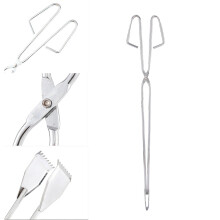 55 cm Edelstahl-Grillzange, Outdoor, Verlängert