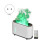 Home Office Flame Diffuser Air Humidifier Desktop Aromatherapy Diffuser Ultra-Quiet Aromatherapy Ai 2