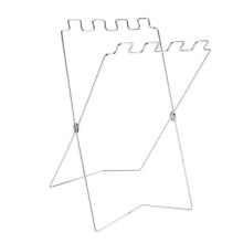 Mülltütenhalter aus Edelstahl 32x27x50cm Silber