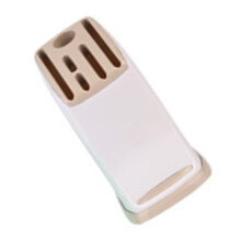 Knives Block Holder Plastic Space Saving Knives Draining Organizer Stand for Kitchen Counter Knives Storage