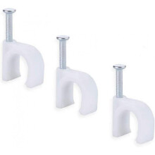 Round Ethernet Cable Wire Clips 100 Pieces - Electrical Cable Staples Cable Nail