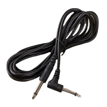 Audio-Kabel 5 m Nylon Metall 16,4 ft Schwarz für Gitarre