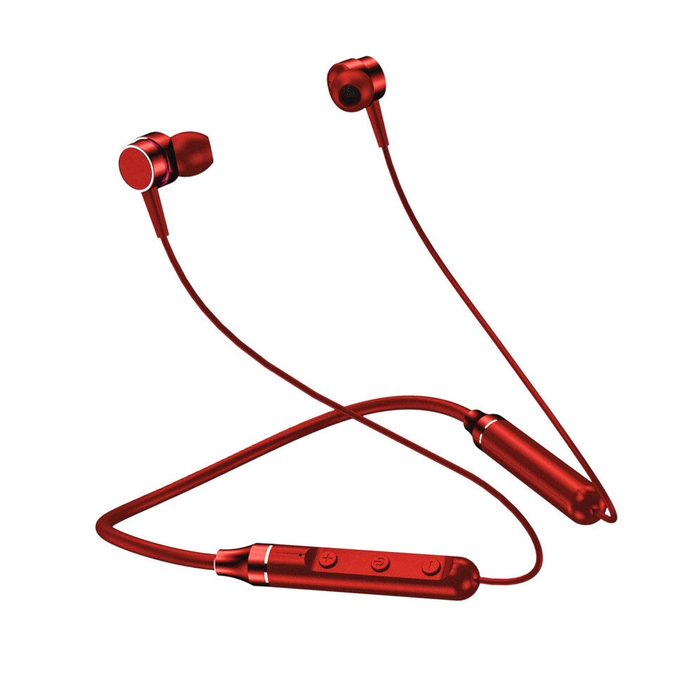 Wireless Headset Neckband Bt5.1 Sports Neckband Earbuds In-Ear Deaign Ultra- Weight Noise Canceling Hifi Sound Quality Long Usage Time Light 5081314329747