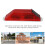 Solar Strobe Warnleuchte 15x4.2cm 200mAh Rot 6