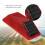 Solar Strobe Warnleuchte 15x4.2cm 200mAh Rot 4