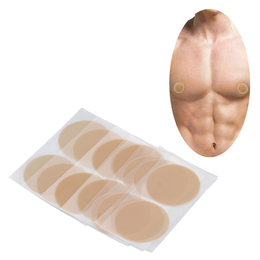 80pcs Men Nipple Covers Disposable Concealer Protector Cover Ultra Thin Adhesive Sports Nipple Pasties
